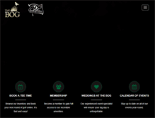 Tablet Screenshot of golfthebog.com